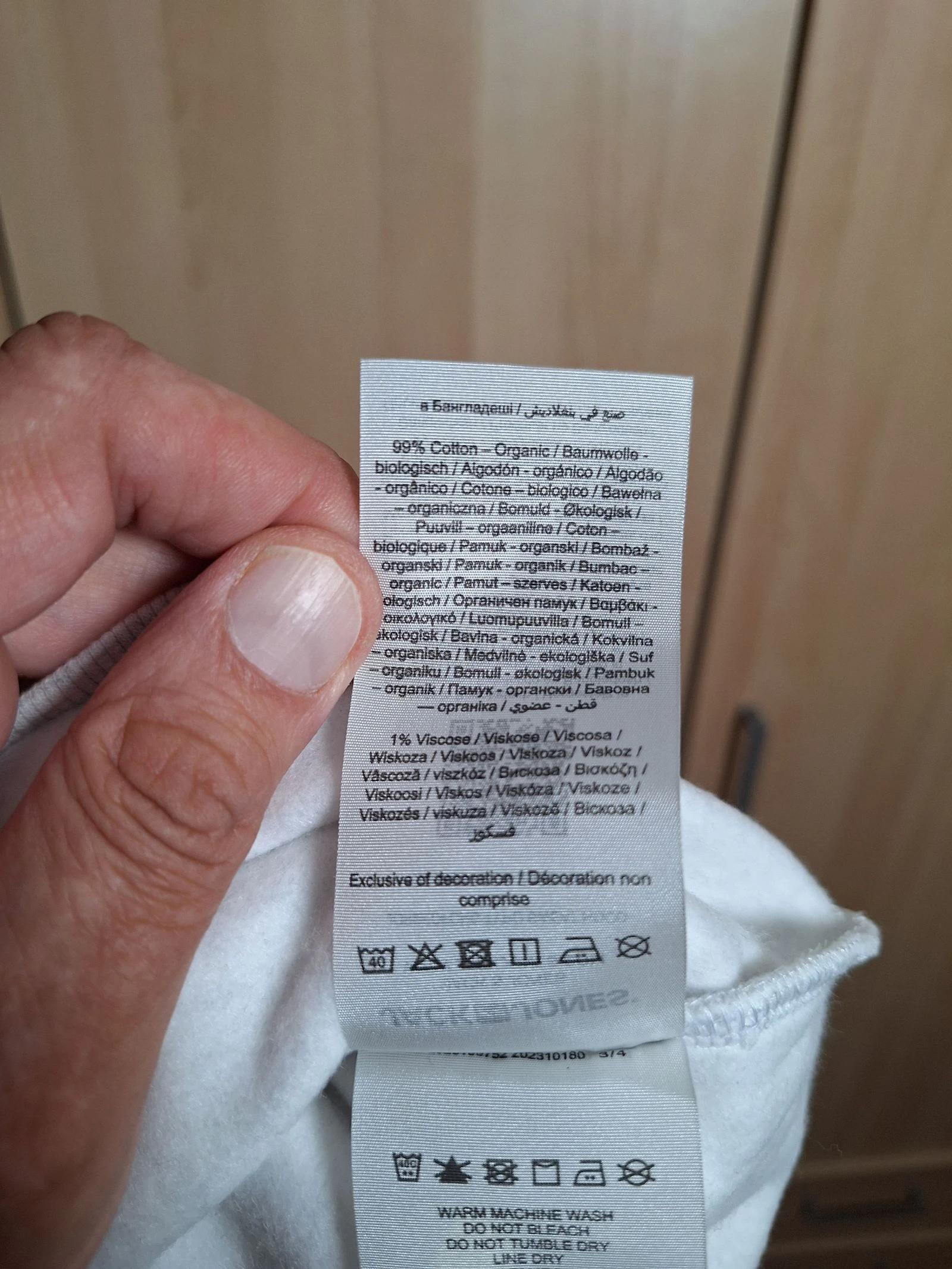 Moletom com capuz Jack and Jones cinza claro tamanho G novo com etiqueta – photo 5
